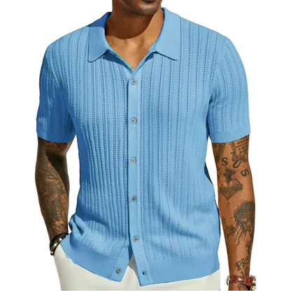 Men's Lightweight Knit Polo Shirt