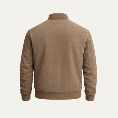 Men's Suede Jacket Autumn Brown