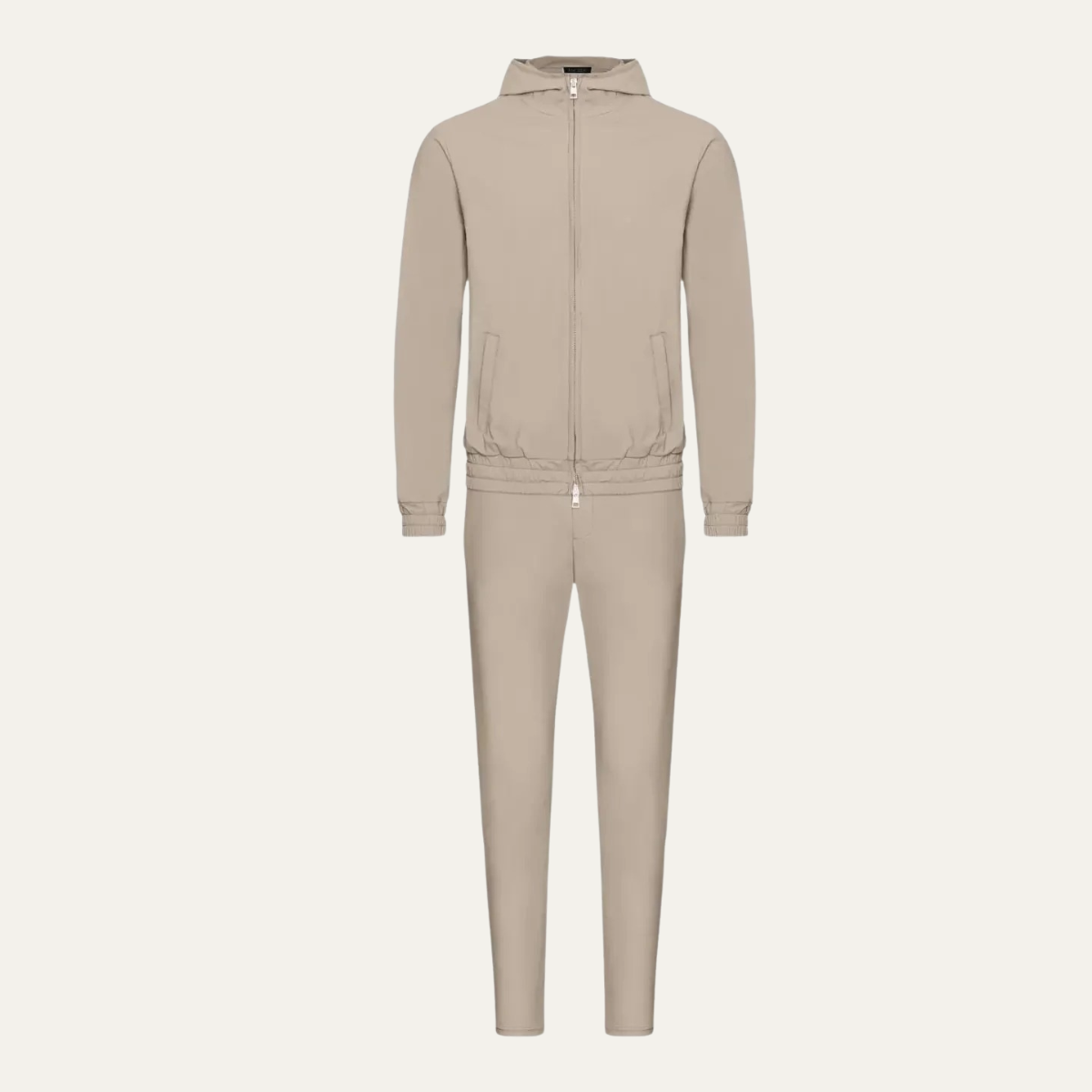 Men's Modern Lounge Wear Set Beige - VibreMode