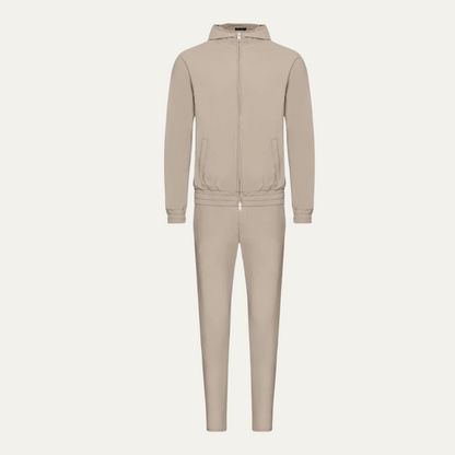 Men's Modern Lounge Wear Set Beige - VibreMode