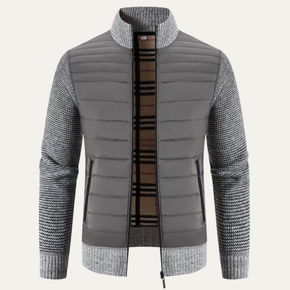 Men's Knit Fleece Winter Jacket - VibreMode