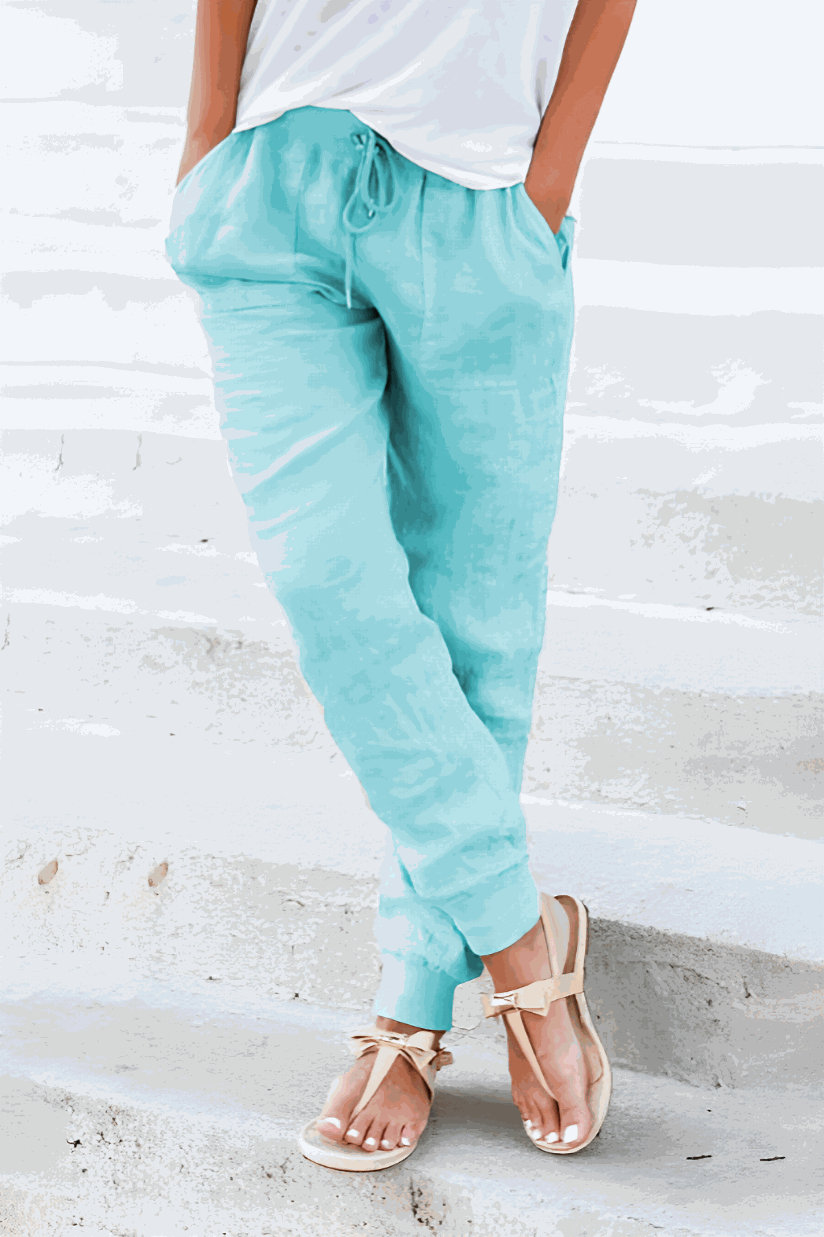 Comfortable Women's Elastic Waist Jogger Pants