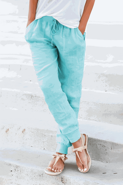 Comfortable Women's Elastic Waist Jogger Pants