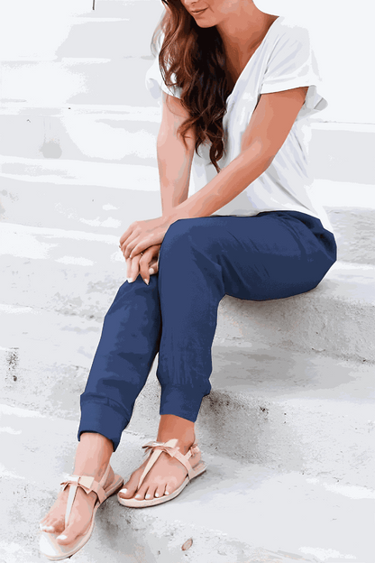 Comfortable Women's Elastic Waist Jogger Pants