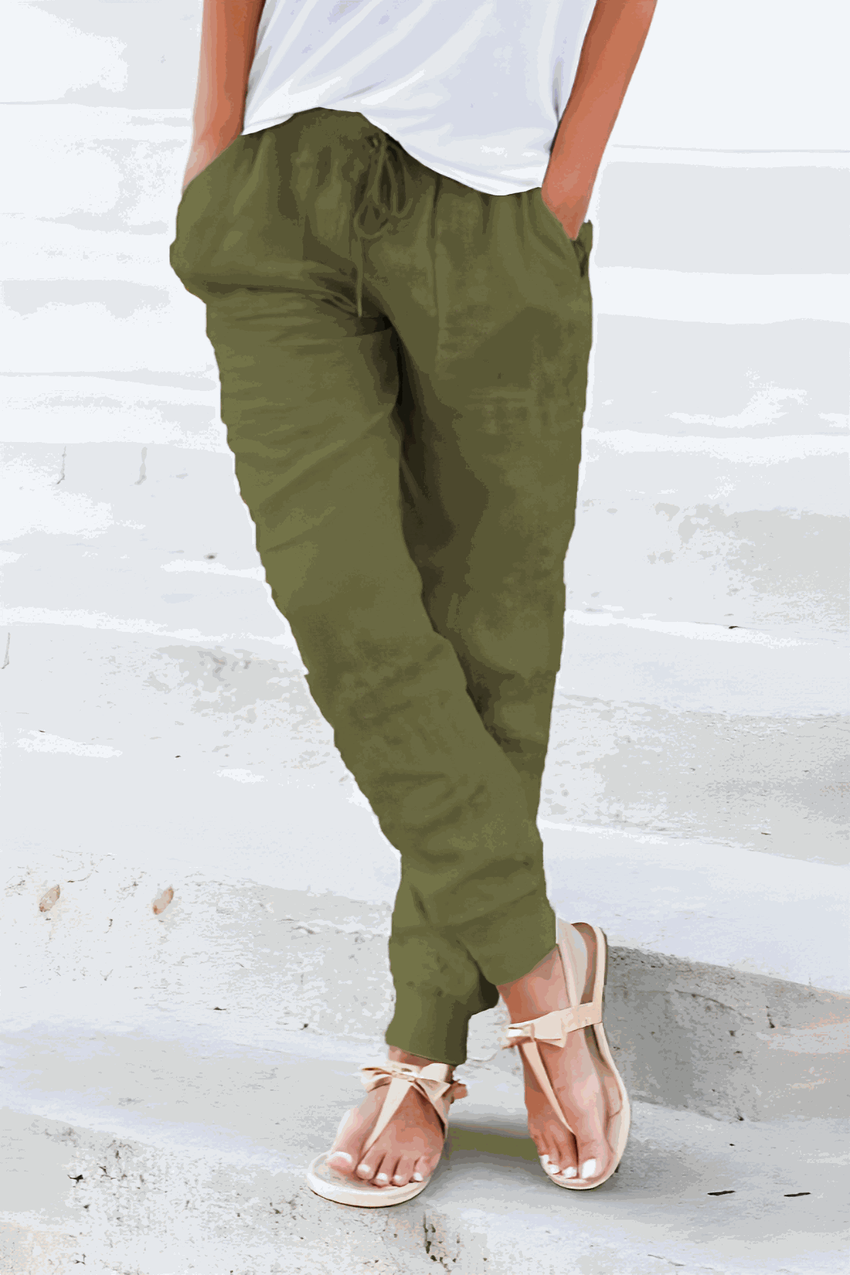 Comfortable Women's Elastic Waist Jogger Pants