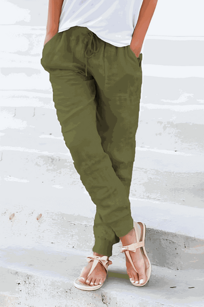 Comfortable Women's Elastic Waist Jogger Pants