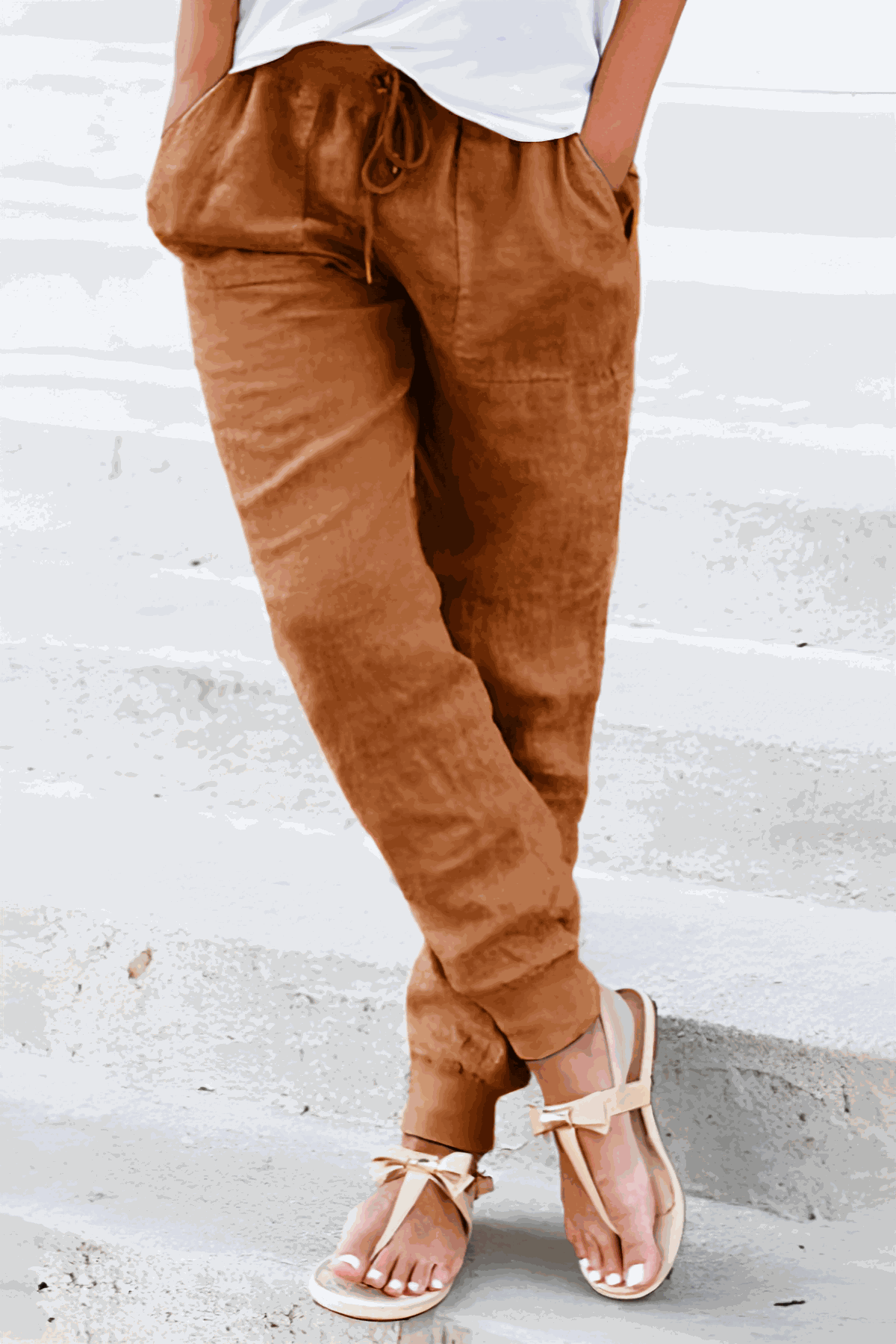 Comfortable Women's Elastic Waist Jogger Pants