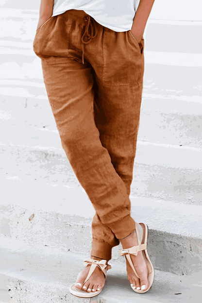 Comfortable Women's Elastic Waist Jogger Pants