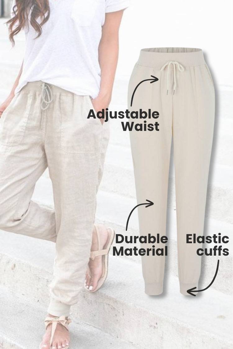 Comfortable Women's Elastic Waist Jogger Pants