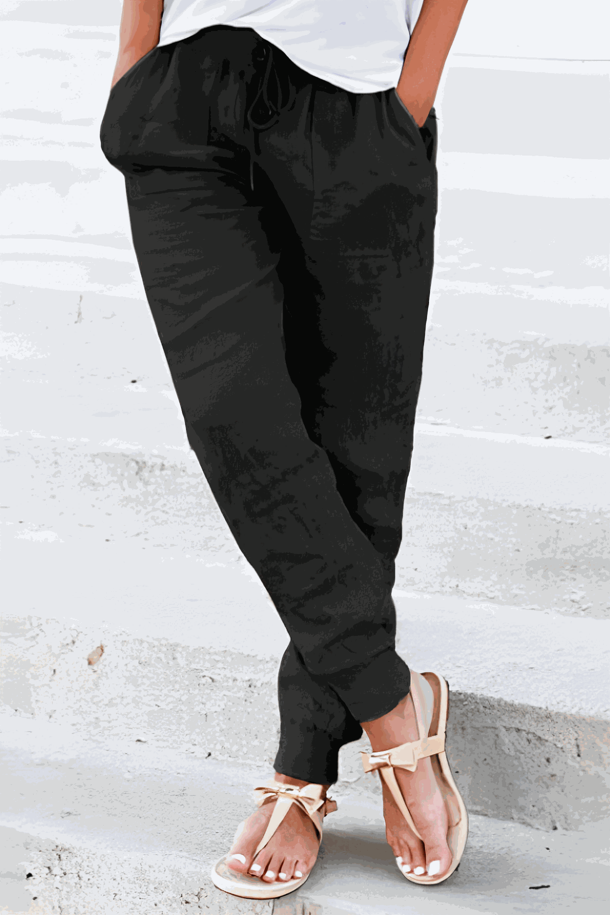 Comfortable Women's Elastic Waist Jogger Pants