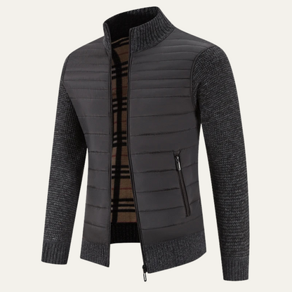 Men's Knit Fleece Winter Jacket