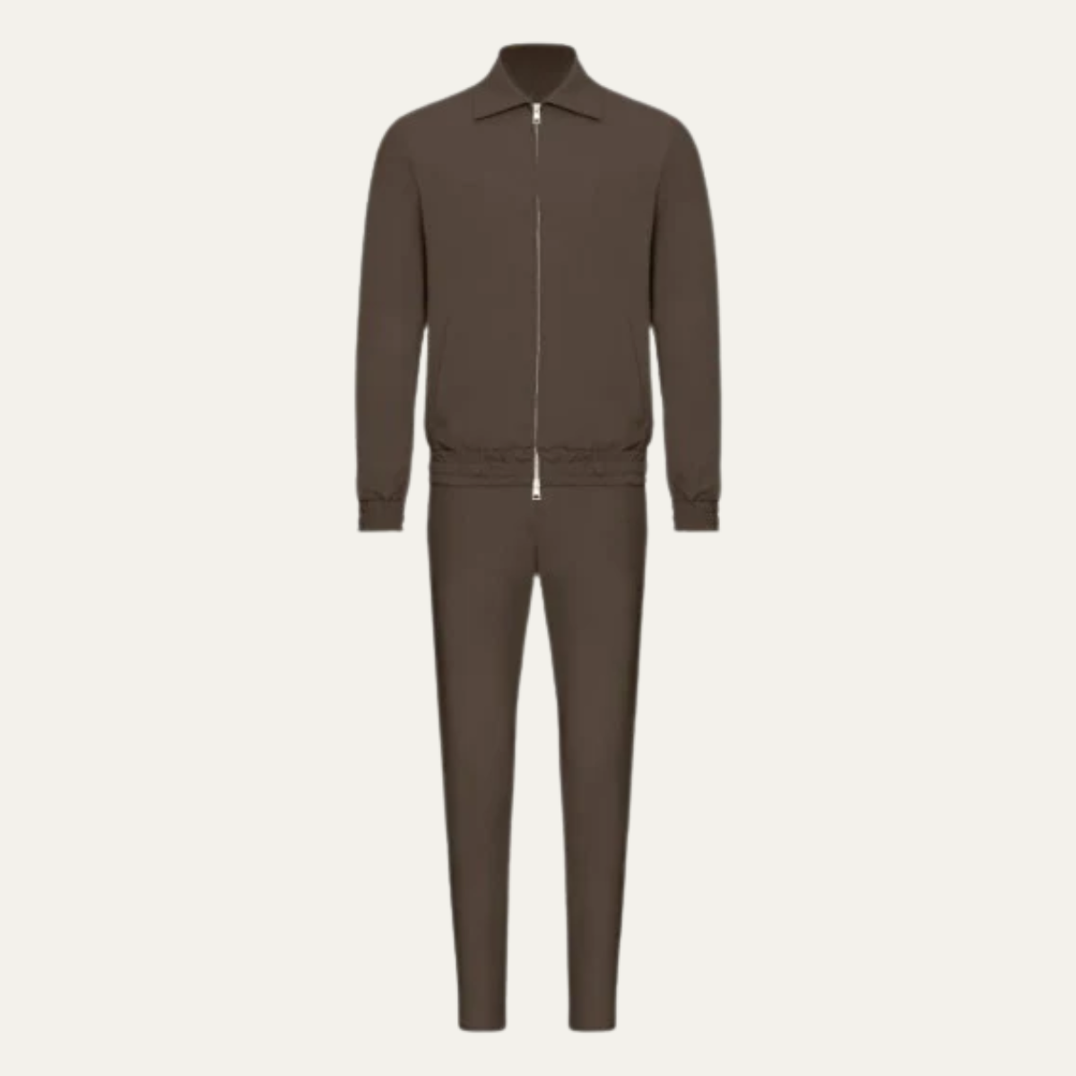 Men's Modern Lounge Wear Set Brown - VibreMode