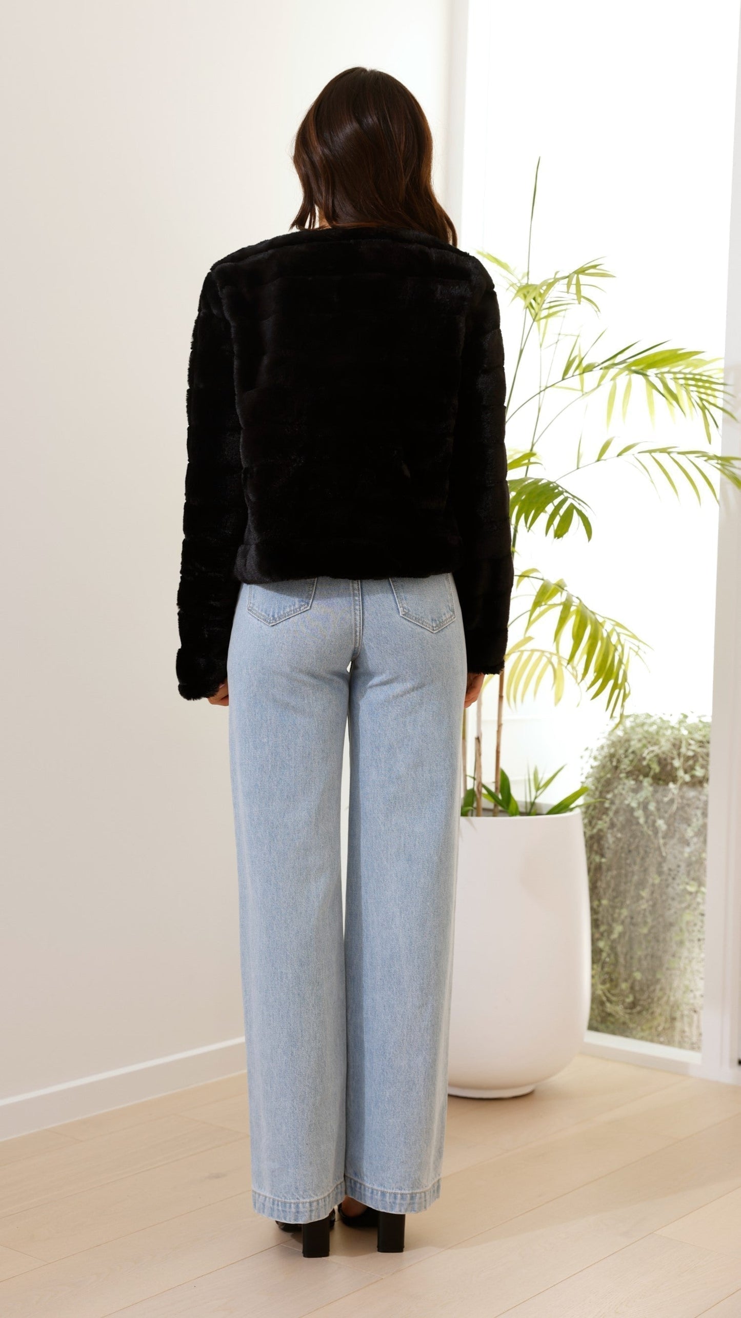 Women's Crop Jacket Cotton