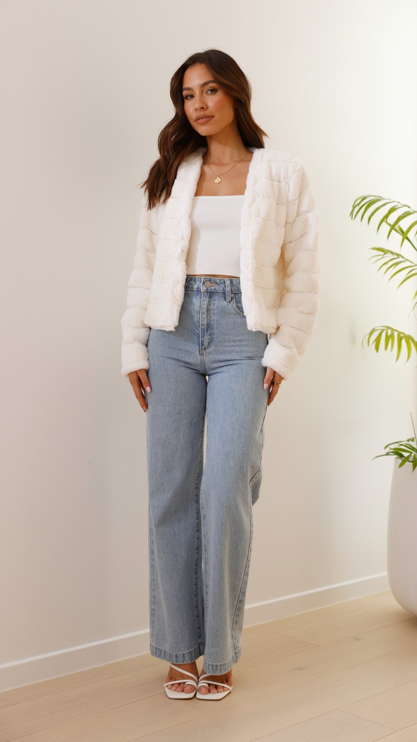 Women's Crop Jacket Cotton