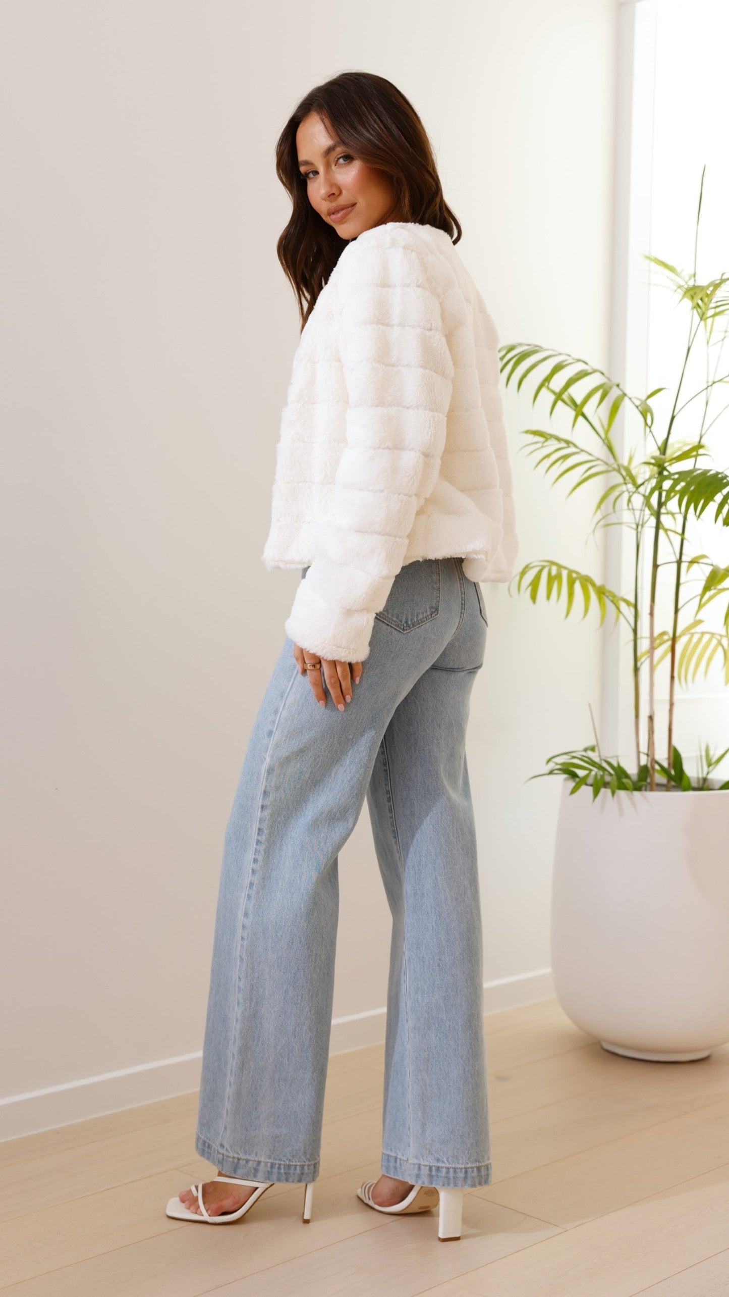 Women's Crop Jacket Cotton