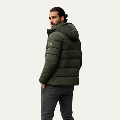 Men's Heated Down Puffer Jacket Warm