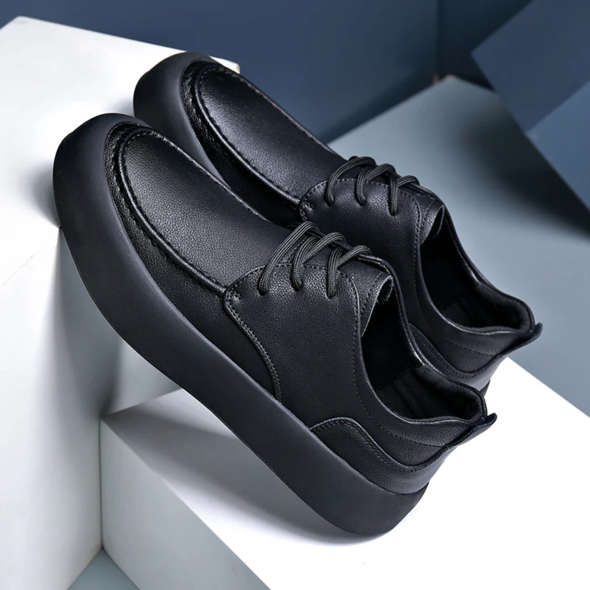 Men's Leather Smart Casual Sneakers