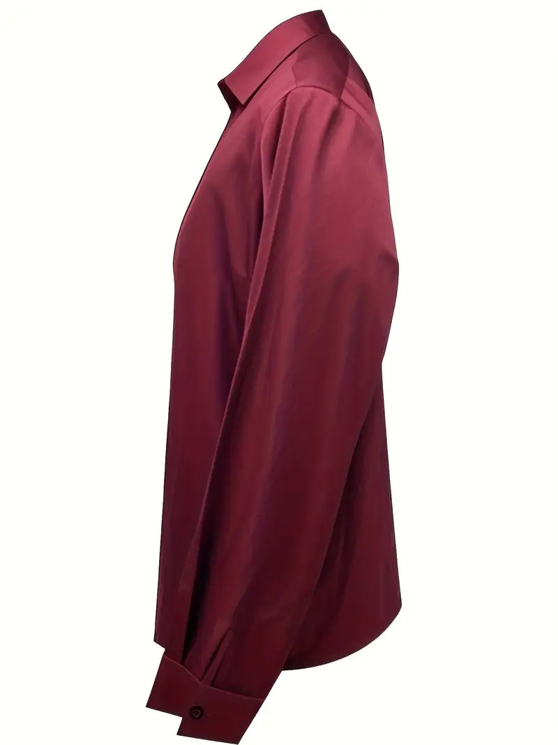 Luxury Soft V-Neck Satin Top