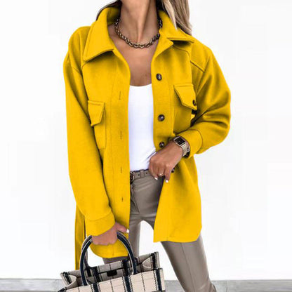 Women's Cotton Casual Jacket Lightweight Beige