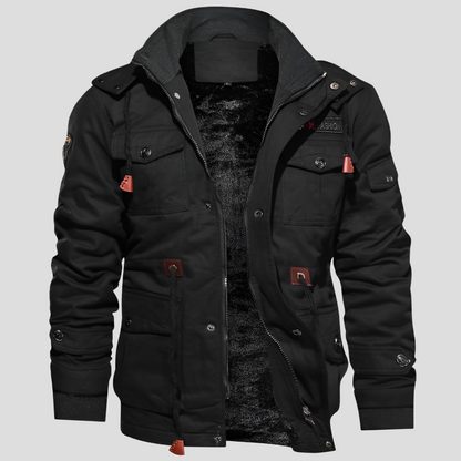 Men's Windbreaker Jacket Water Resistant Warm - VibreMode