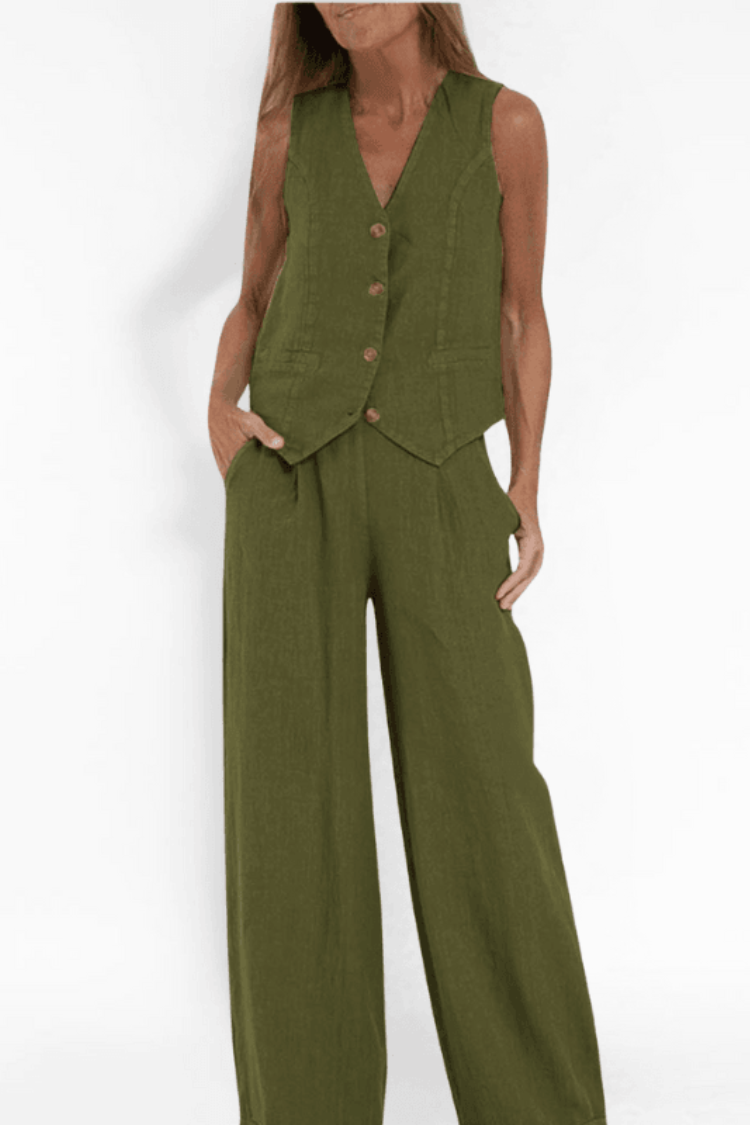 Women's Elegant Two Piece Summer Set