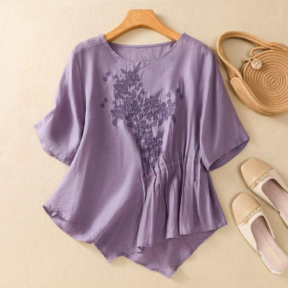 Classic Cotton Blend Women's Top