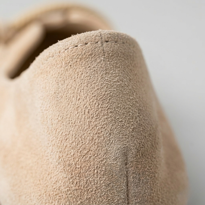 Women’s Suede Mary Jane Flats Slip-On Casual Comfort Shoes