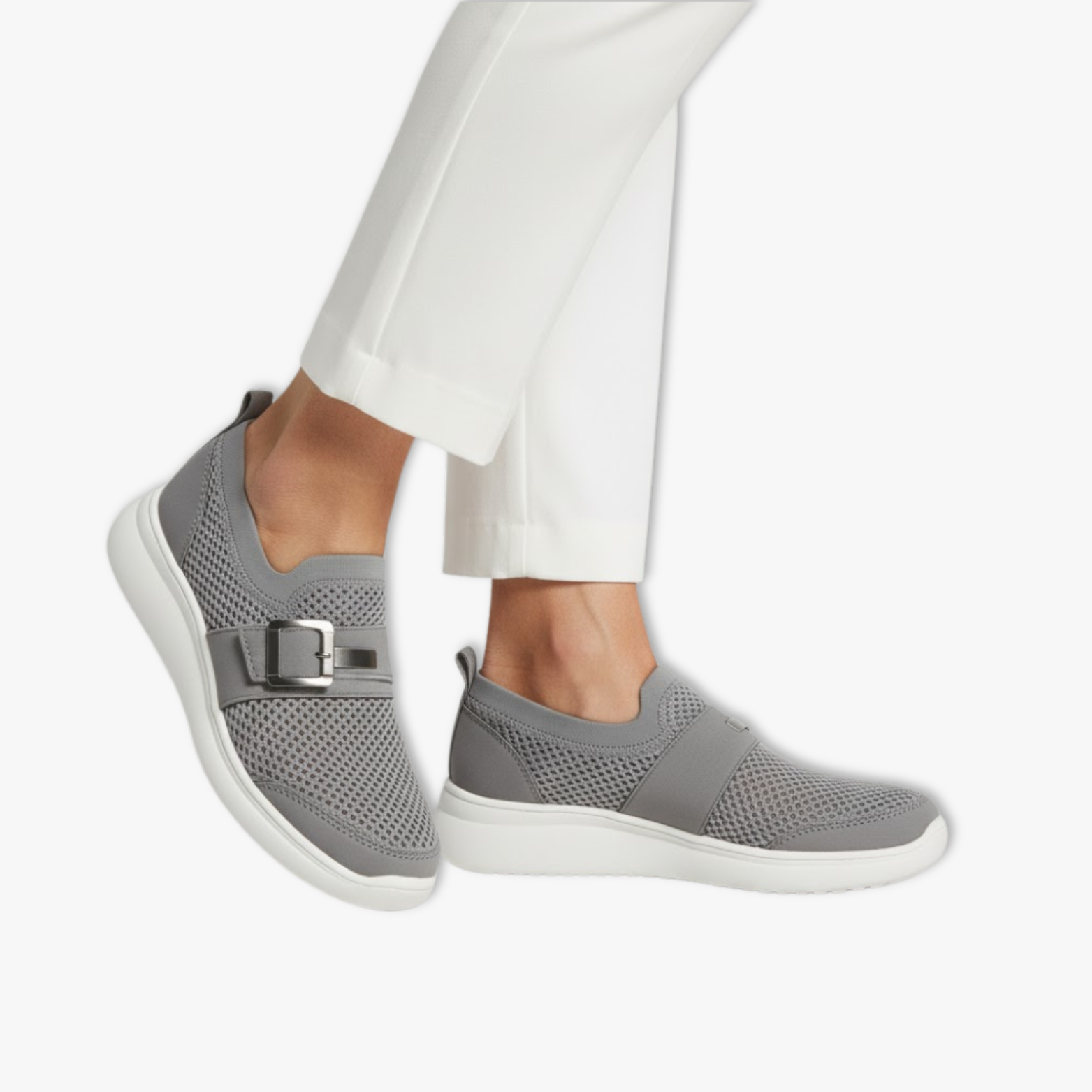 Comfortable Women's Breathable Slip On Shoes with Soft Insoles - VibreMode