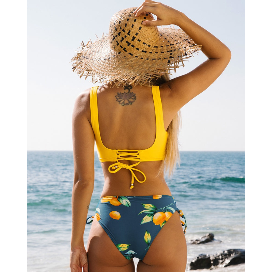 Women's 2 Piece Beach Bikini Set Vibrant Summer