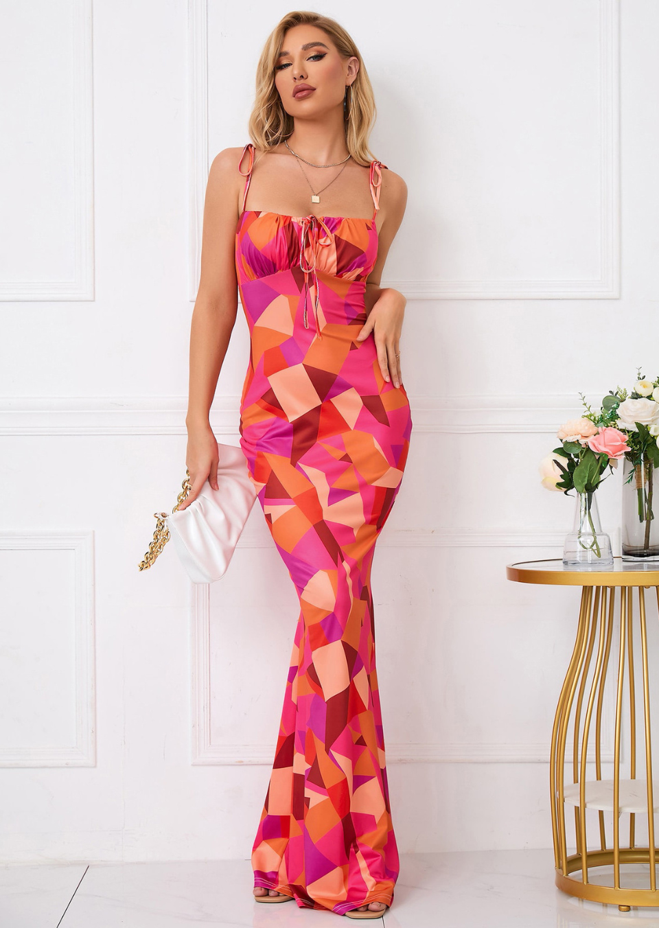 Beautiful Flower Long Dress