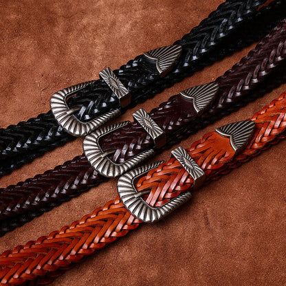 Authentic Real Leather Waist Belt