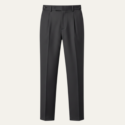 Men's Wool Business Pants Straight Leg