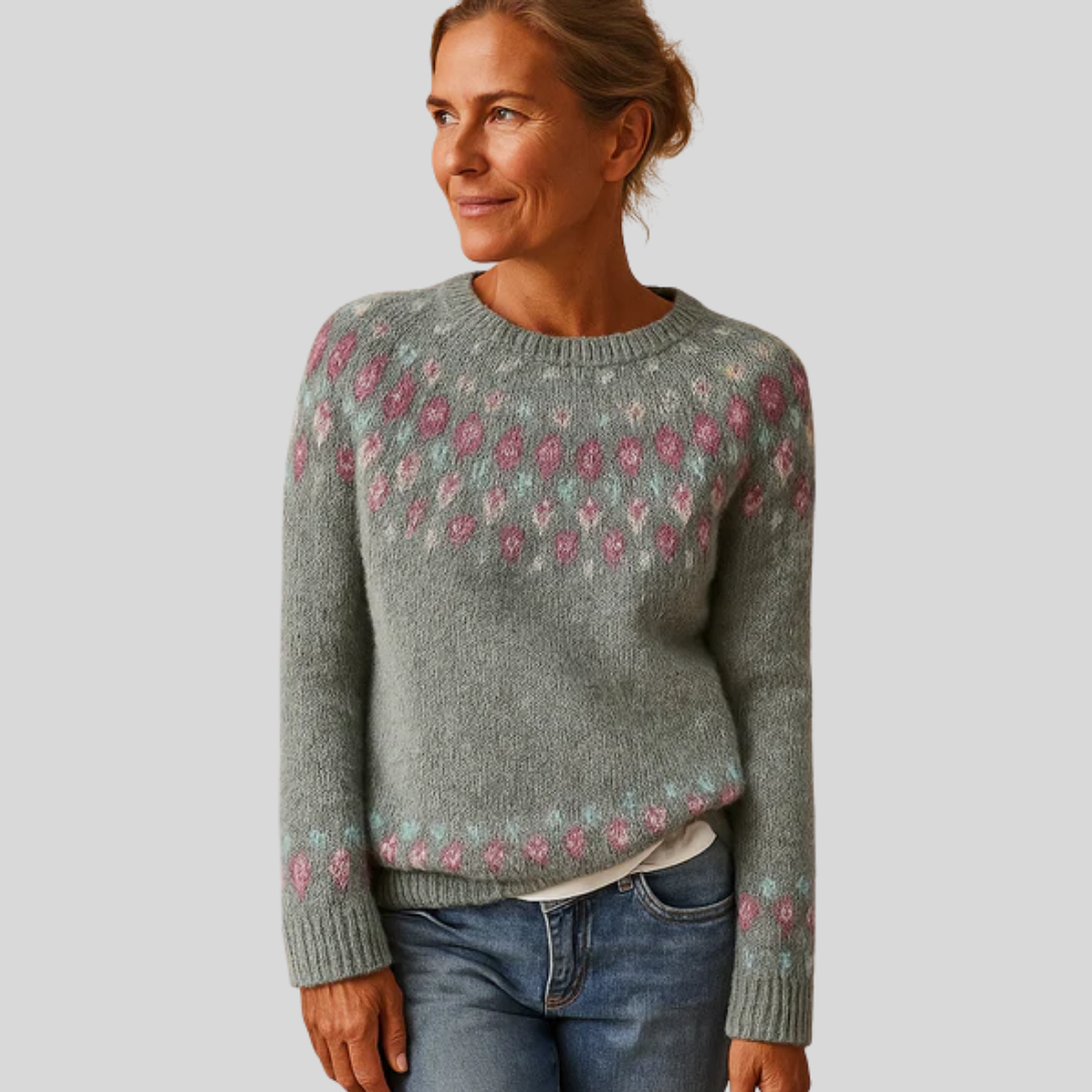 Women's Wool Sweater Printed