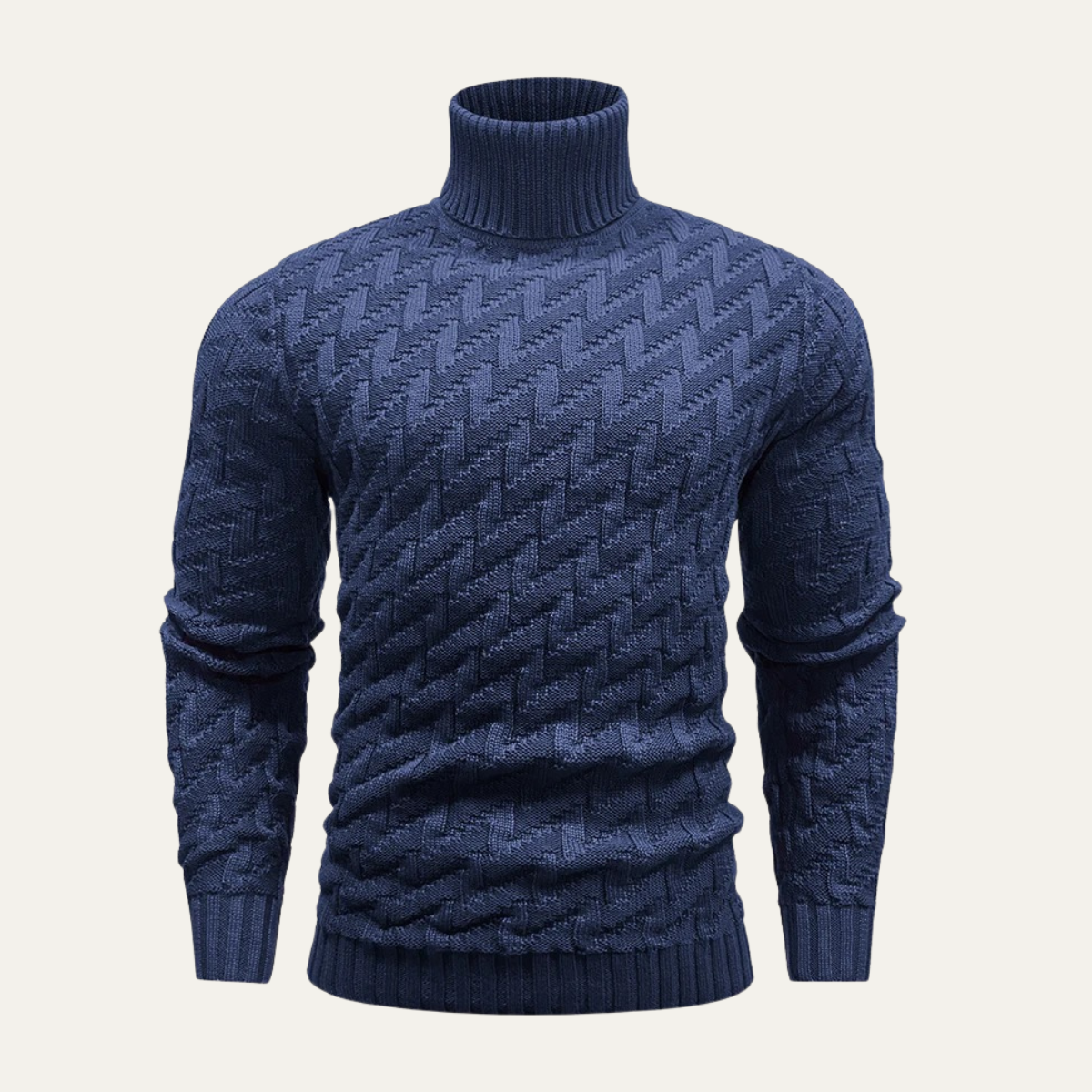 Men's Turtleneck Sweater Warm Knit Winter