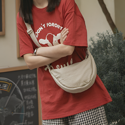 Women's Nylon Shoulder Bag Spacious - VibreMode
