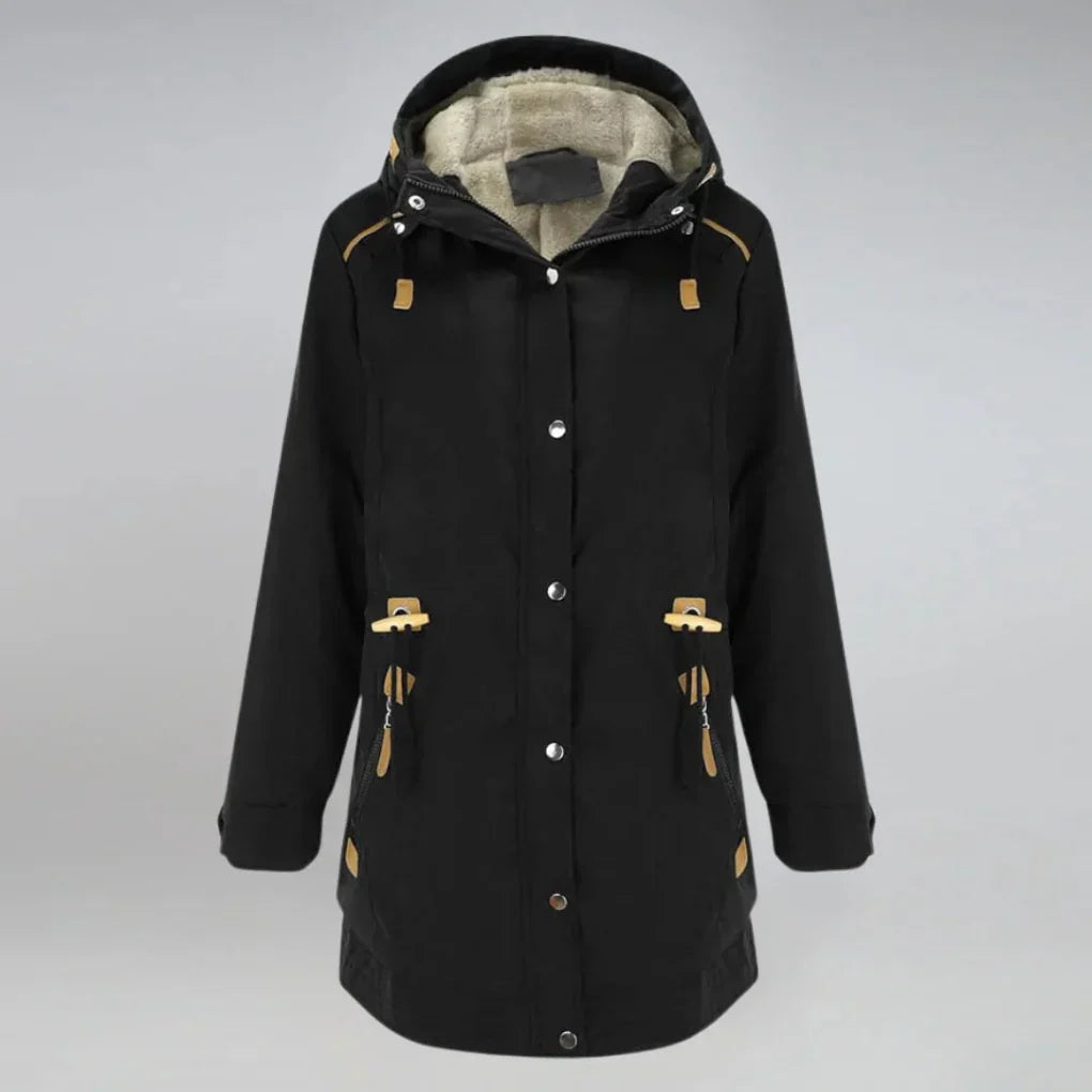 Women's Parka Jacket Waterproof Insulated - VibreMode