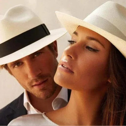 Men's Panama Sun Hat Natural Fiber Summer Accessory