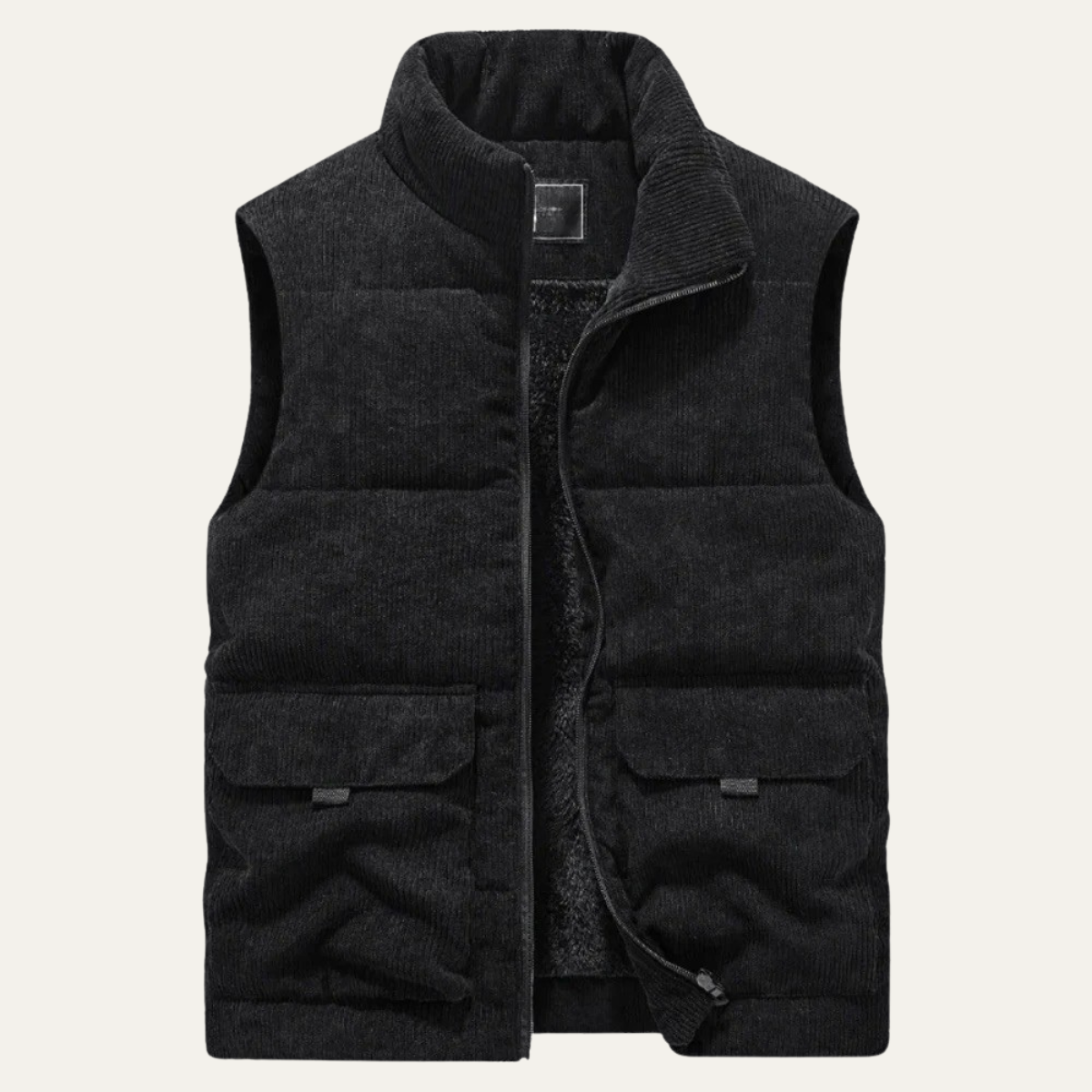 Mens Corduroy Quilted Gilet Lightweight