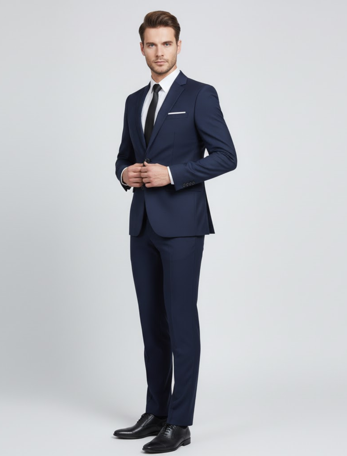 Stylish Men's 2 Piece Spring Suit Set - VibreMode