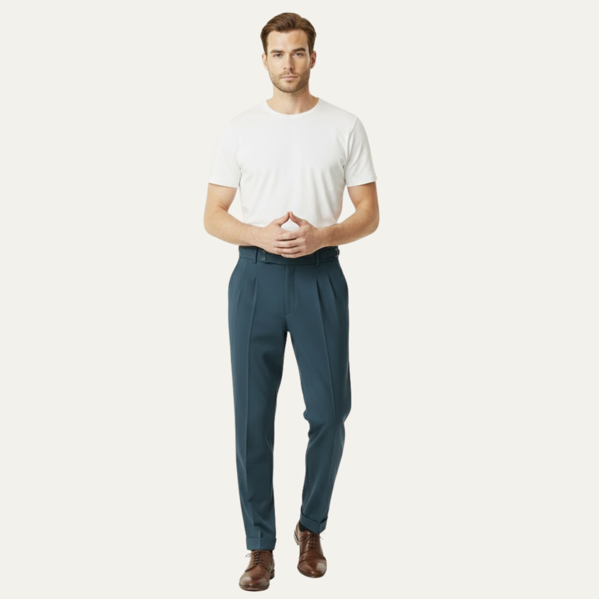 Men's Slim Fit Business Suit Pants Classic