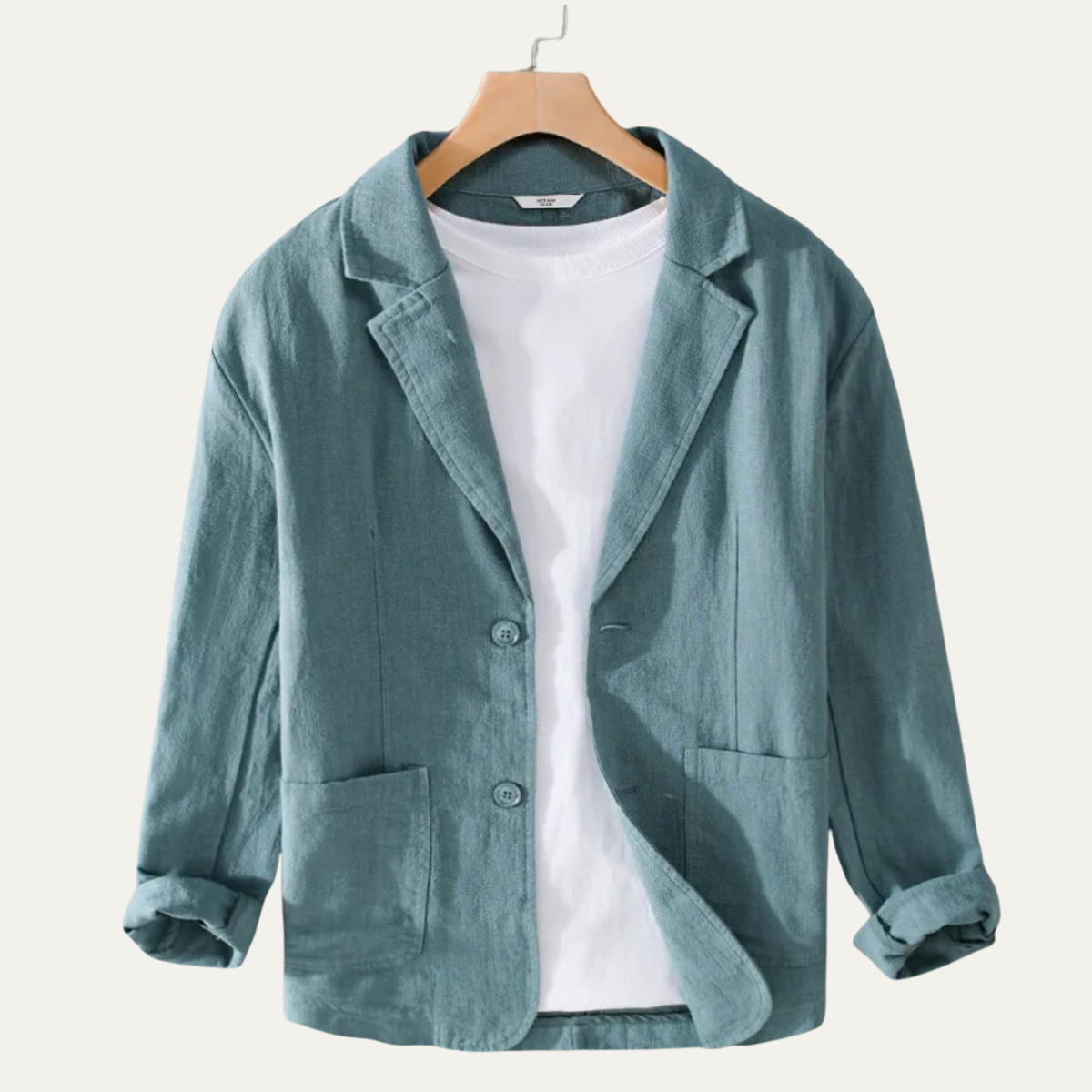 Men's Solid Linen Blazer