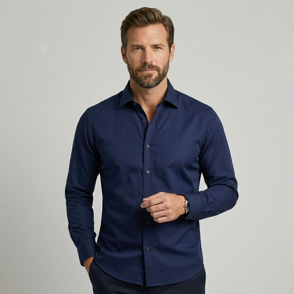 Men's Stretch Casual Shirt