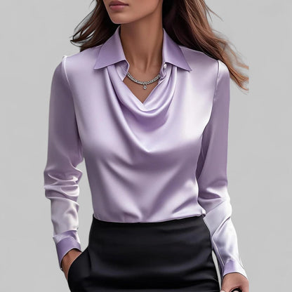 Chic Lightweight Women's Summer Blouse Top