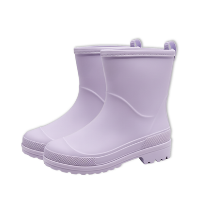 Ladies Waterproof Non Slip Ankle Rain Boots - VibreMode