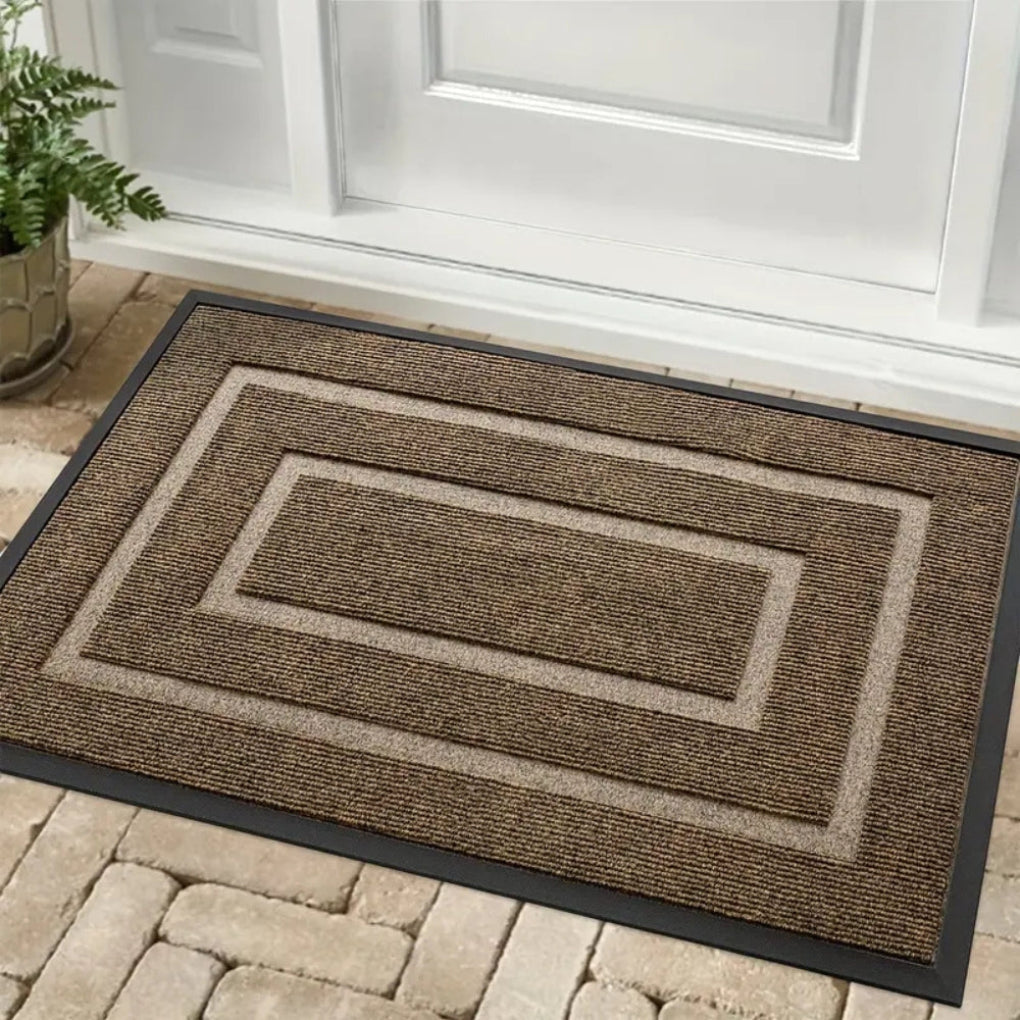 Rubber Door Mat Water-Resistant All-Season