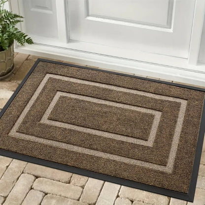 Rubber Door Mat Water-Resistant All-Season
