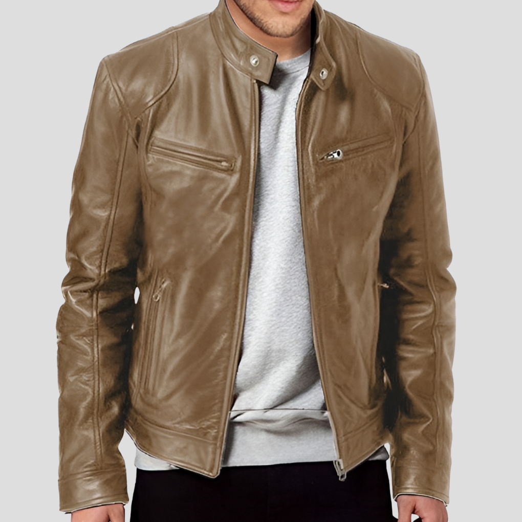 Men's Classic Leather Jacket