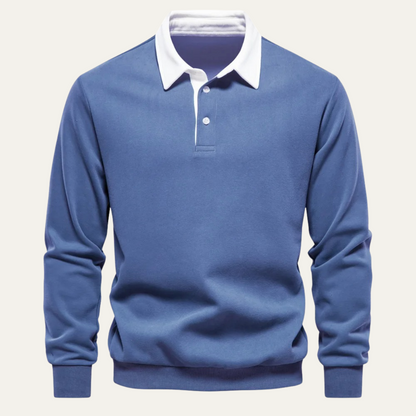 Men's Polo Collar Sweater Casual