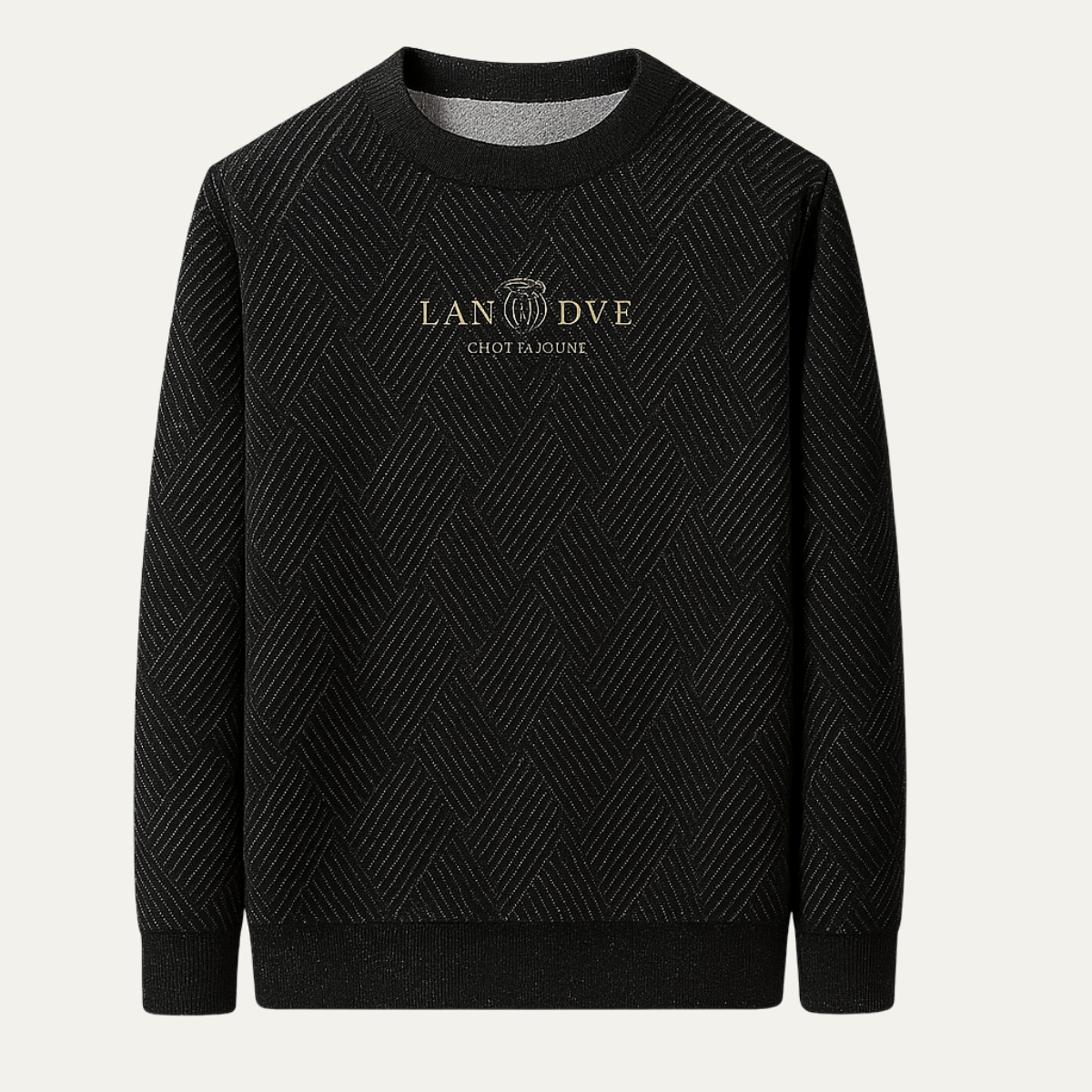 Men's Fleece Lined Winter Sweater