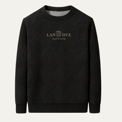 Men's Fleece Lined Winter Sweater